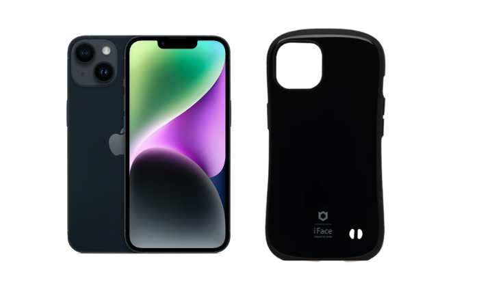 iPhone14/14Plusのミッドナイトカラー(ブラック)に合う iPhone14/14Plusのミッドナイトカラー(ブラック)に合う