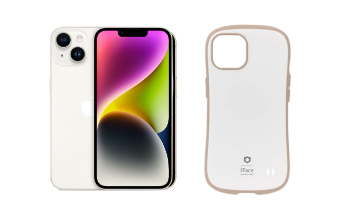 Apple iPhone 14 スターライト デュアルカメラ ケース付き iPhone14 Apple iPhone 14 スターライト デュアルカメラ ケース付き iPhone14
