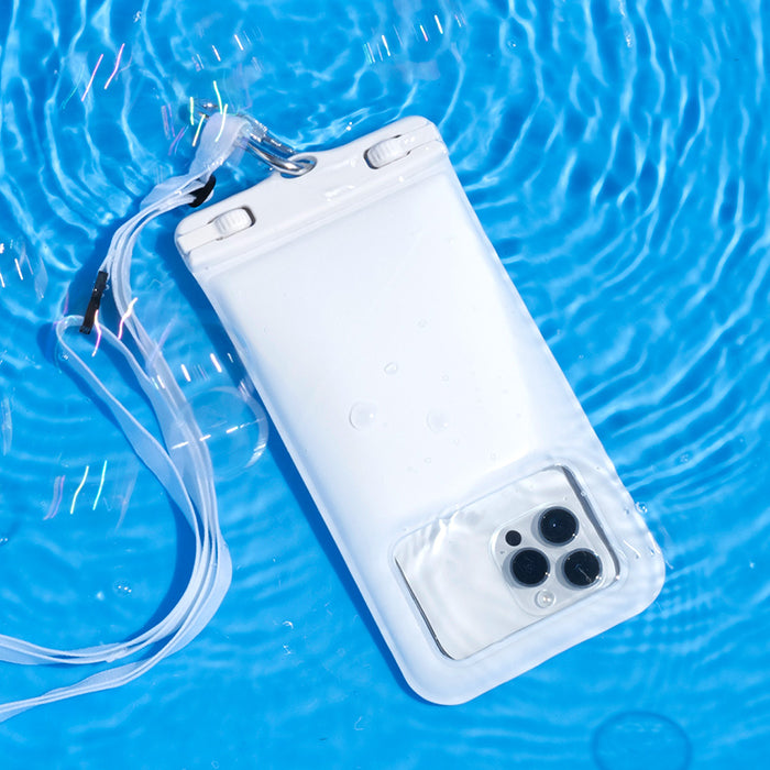 [各種スマートフォン対応]DIVAID フローティング防水ケース ワイドサイズ ショルダーストラップ