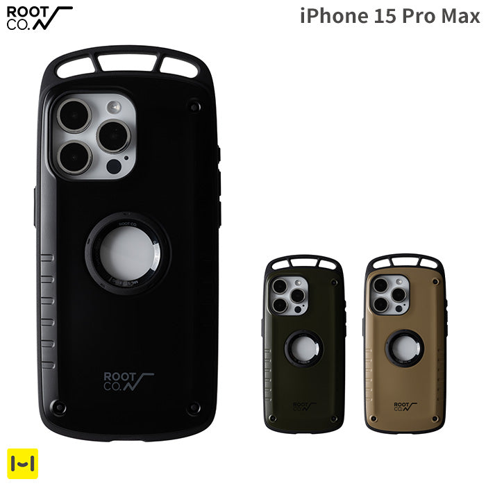 [iPhone 15 Pro Max専用]ROOT CO. GRAVITY Shock Resist Case Pro.(ブラック)