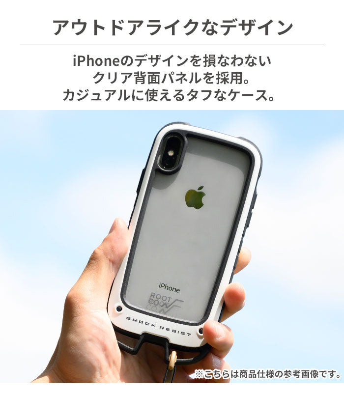 [iPhone 15/15 Pro専用]ROOT CO. GRAVITY Shock Resist Case +Hold.