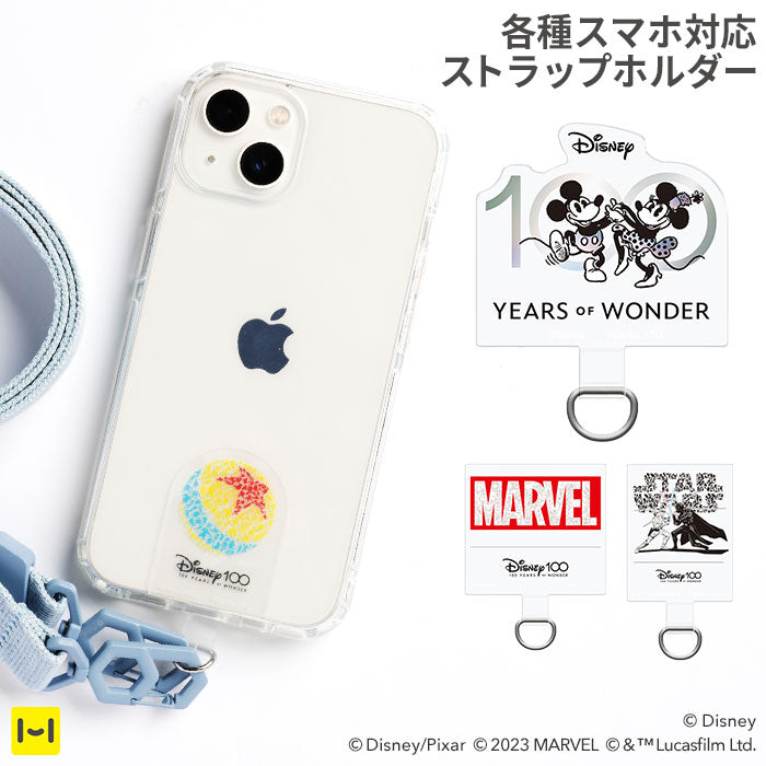 各種スマートフォン対応]Premium Style ディズニー ストラップホルダー(Disney100)