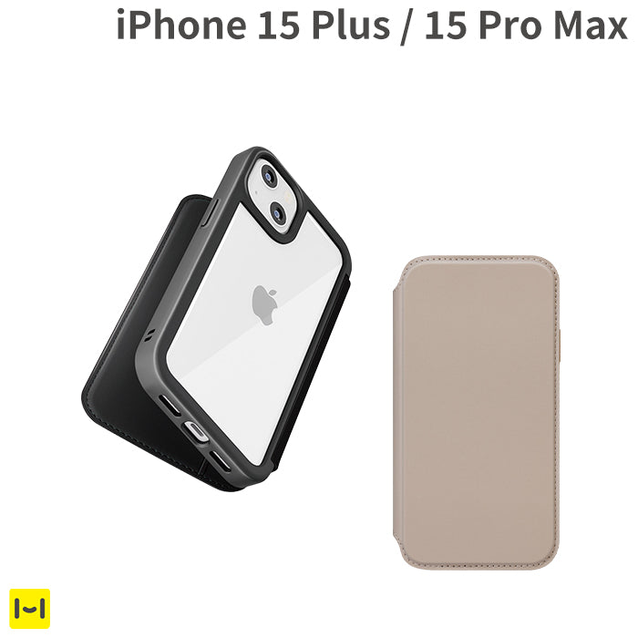 Premium Style ガラスフリップケース【iPhone 15 Plus/15 Pro Max専用】