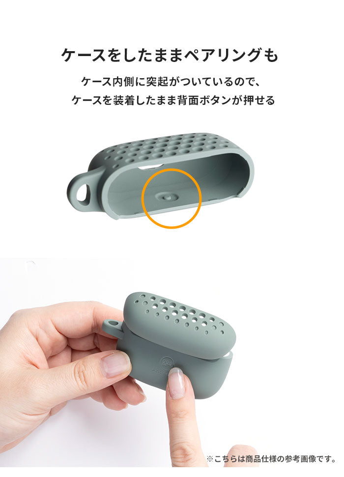 【AirPods Pro(第2/第1世代)専用】AndMesh メッシュ AirPods Proケース