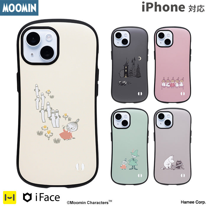 【iPhone 15/14/13/SE(第3/第2世代)/8/7専用】ムーミン iFace First Class KUSUMI/くすみ ケース