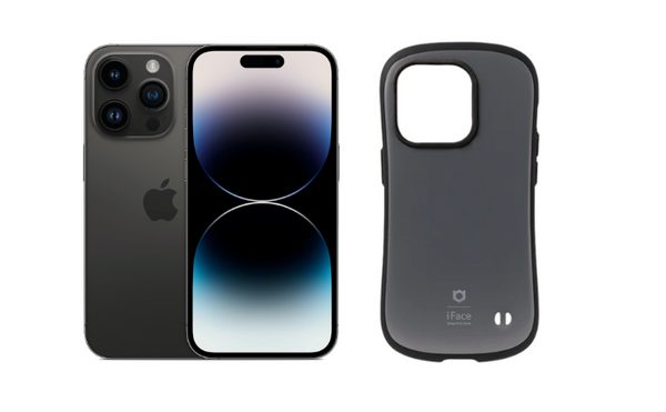 美品/保護フィルム付: iPhone 14 Pro スペースブラック 256GB iPhone14Pro/14ProMaxのスペースブラックに合うスマホケース