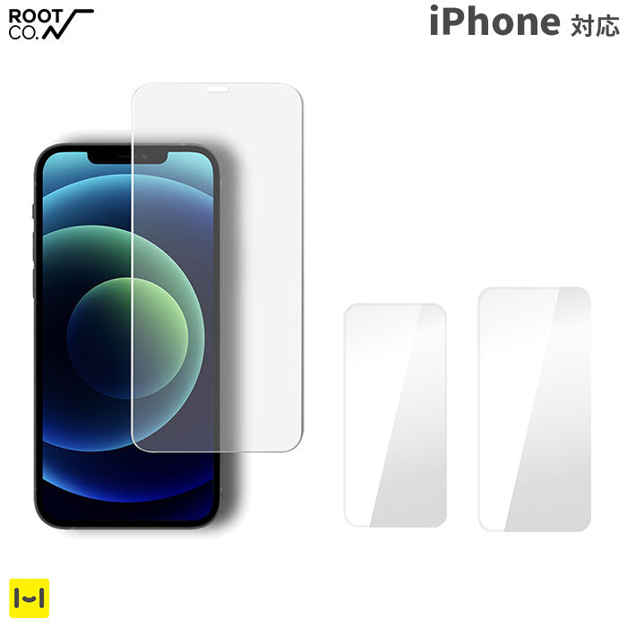 [iPhone 16/16 Pro/16 Plus/16 Pro Max/15/15 Pro/15 Plus/15 Pro Max/14/14 Pro/14 Plus/14 Pro Max/13 mini/13 Pro Max/12/12 Pro/12 Pro Max専用]ROOT CO. GRAVITY Tempered Glass Film