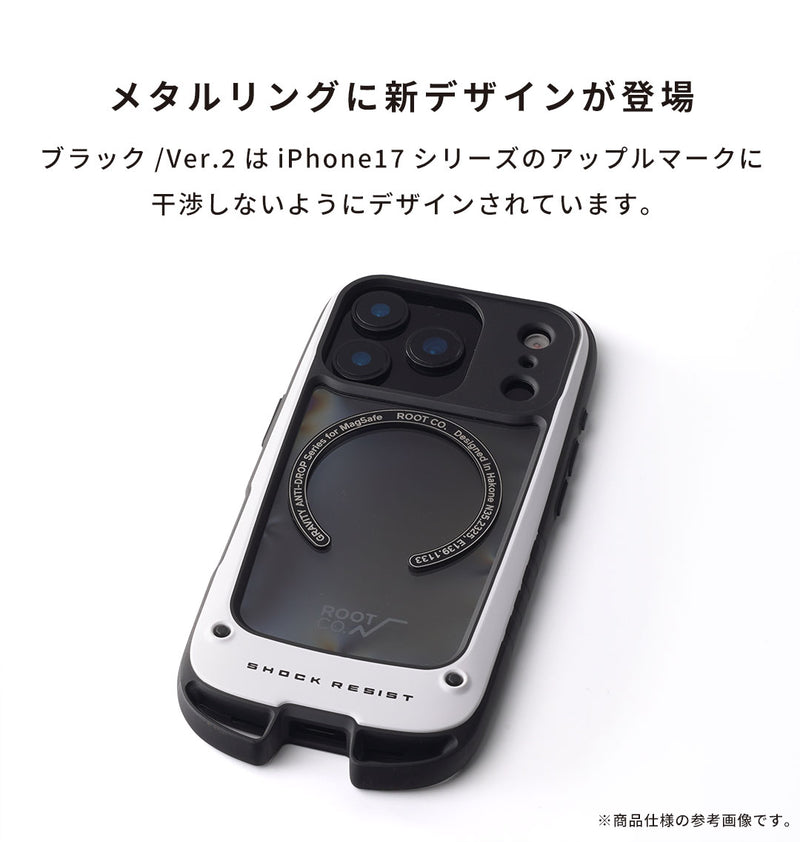 ROOT CO. GRAVITY METAL RING for MagSafe(ブラック)