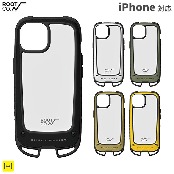 iPhone 17e/16/16 Pro/16e/15/14/13専用]ROOT CO. GRAVITY Shock