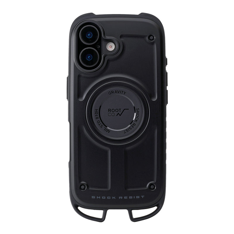 [iPhone 17/17Pro/16/16 Pro/15/14/13専用]ROOT CO. GRAVITY Shock Resist Case Rugged.