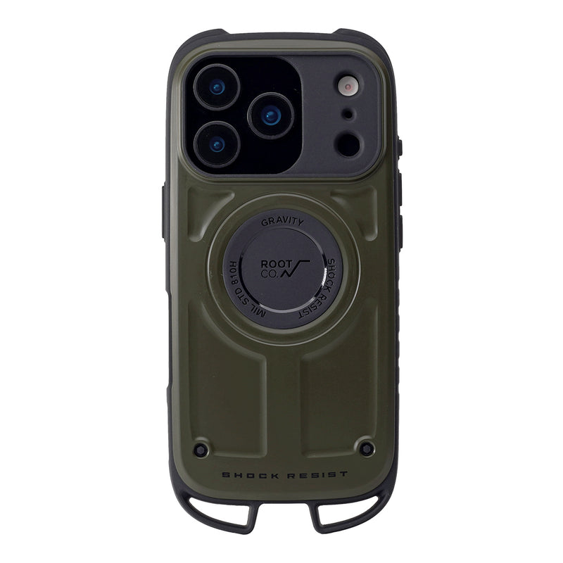 [iPhone 17/17Pro/16/16 Pro/15/14/13専用]ROOT CO. GRAVITY Shock Resist Case Rugged.