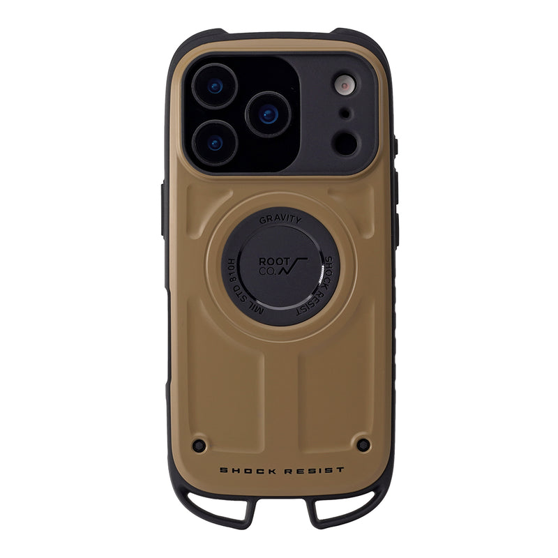[iPhone 17/17Pro/16/16 Pro/15/14/13専用]ROOT CO. GRAVITY Shock Resist Case Rugged.
