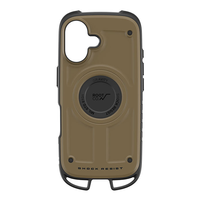 [iPhone 16/16 Pro専用]ROOT CO. GRAVITY Shock Resist Case Rugged.