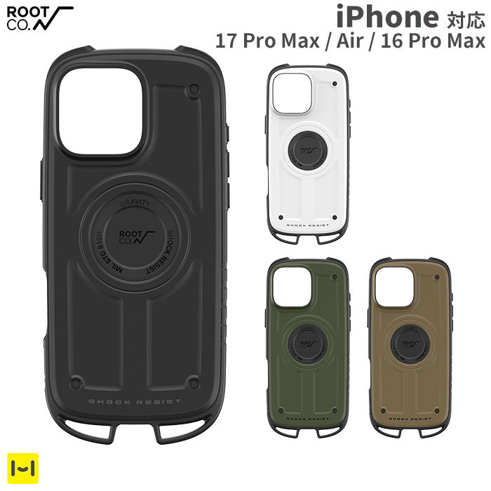 iPhone 17 Pro Max/Air/16 Pro Max専用]ROOT CO. GRAVITY Shock Resist
