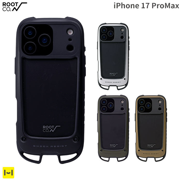 [iPhone 17 Pro Max専用]ROOT CO. GRAVITY Shock Resist Case +Hold.