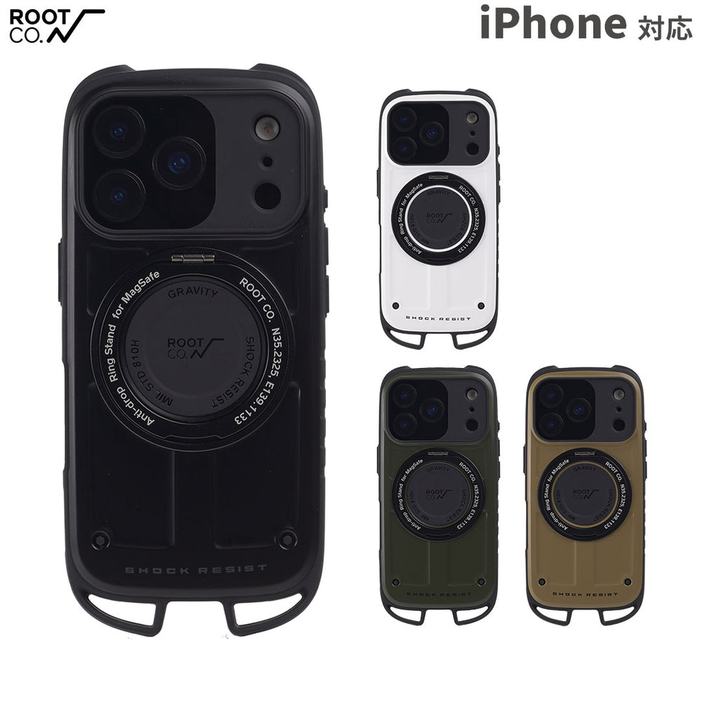 iPhone 18 Pro/17 Pro/17/17e/16e専用]ROOT CO. GRAVITY Shock Resist