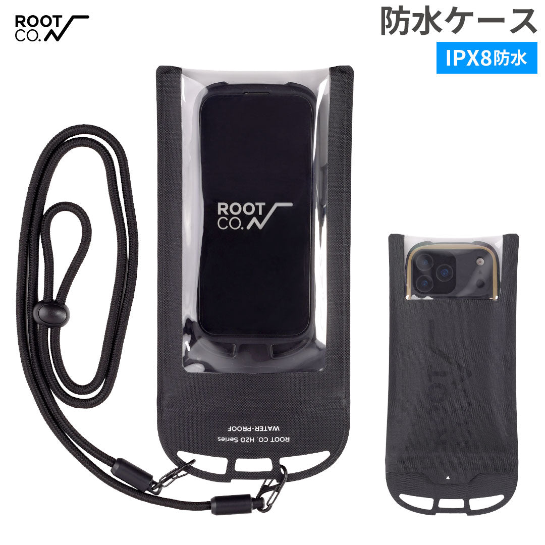 ROOT CO. H2O WaterProof Shell. IPX8 for SmartPhone(ブラック)