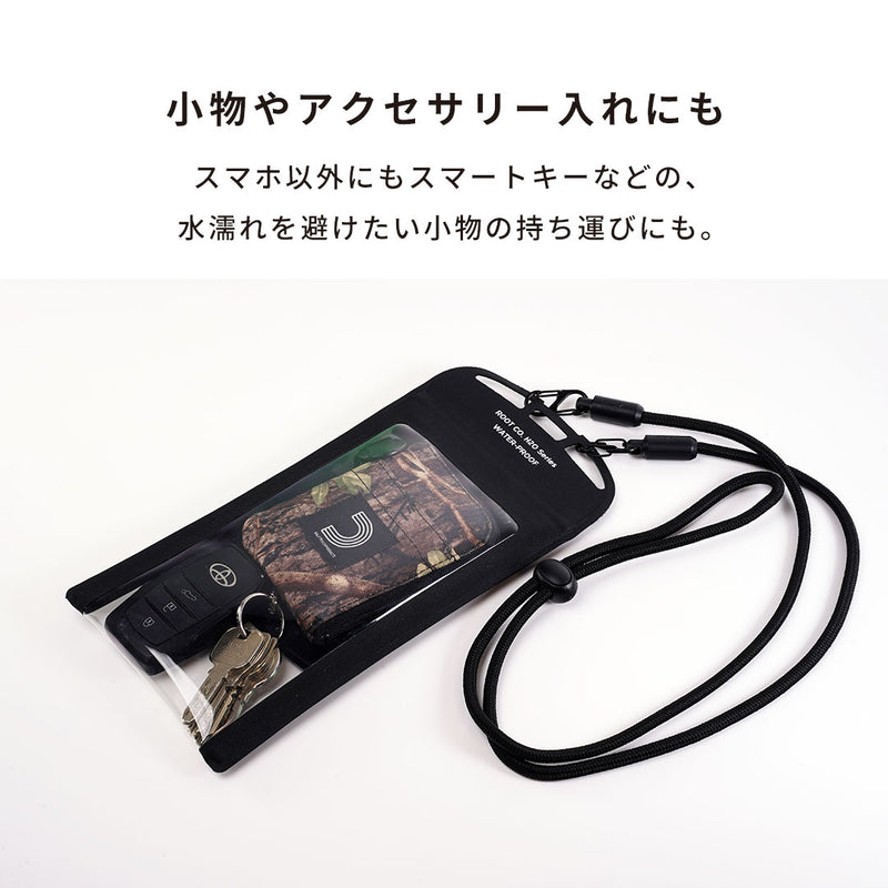 ROOT CO. H2O WaterProof Shell. IPX8 for SmartPhone(ブラック)