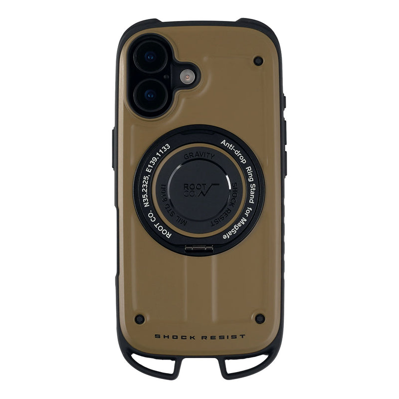 iPhone 17/17e/16e専用]ROOT CO. GRAVITY Shock Resist Case Rugged Plus.
