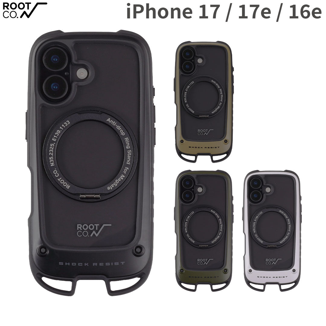 [iPhone 17/17e/16e専用]ROOT CO. GRAVITY Shock Resist Case Hold Plus.