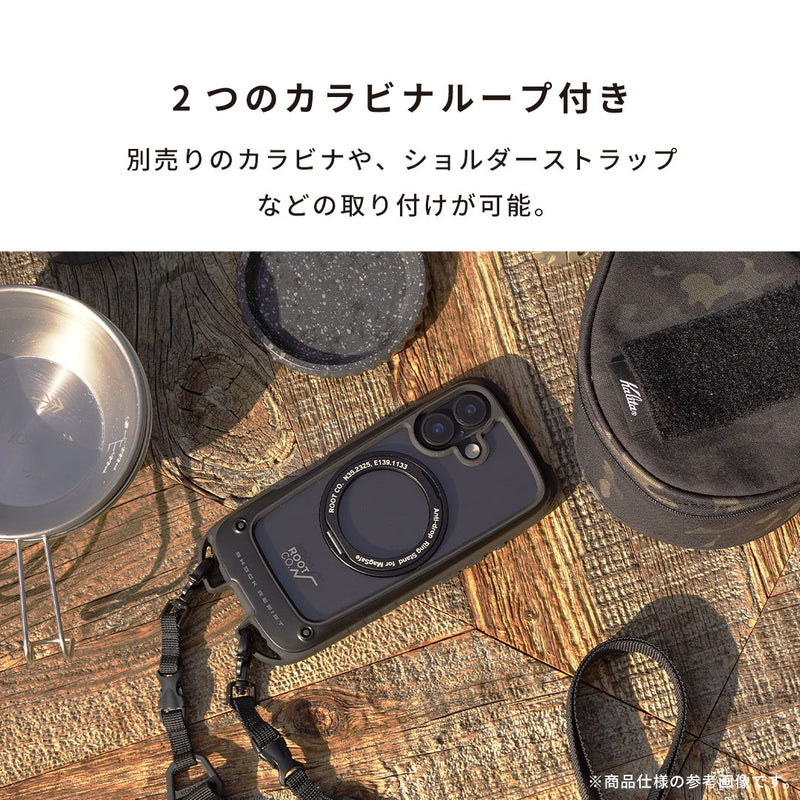 iPhone 17専用]ROOT CO. GRAVITY Shock Resist Case Hold Plus.