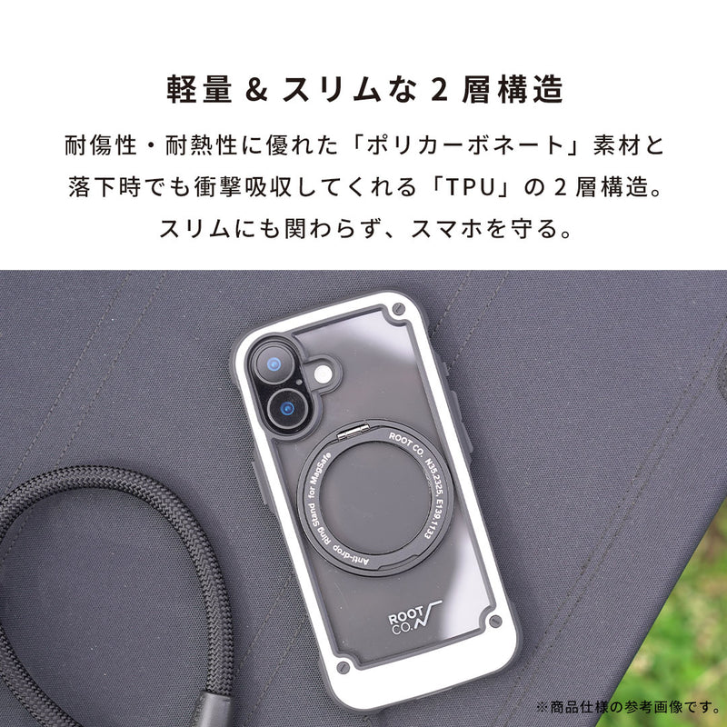 iPhone 17/17e/16e専用]ROOT CO. GRAVITY Shock Resist Tough & Basic