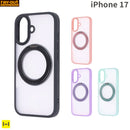 [iPhone 17専用]ray-out レイ・アウト マグネット充電対応 シルキーマット ハイブリッドケース