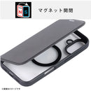[iPhone 17専用]ray-out レイ・アウト マグネット充電対応 クリアフリップケース