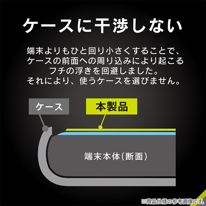 [Google Pixel 8a専用]Simplism シンプリズム ケースとの相性抜群 画面保護強化ガラス(高透明)