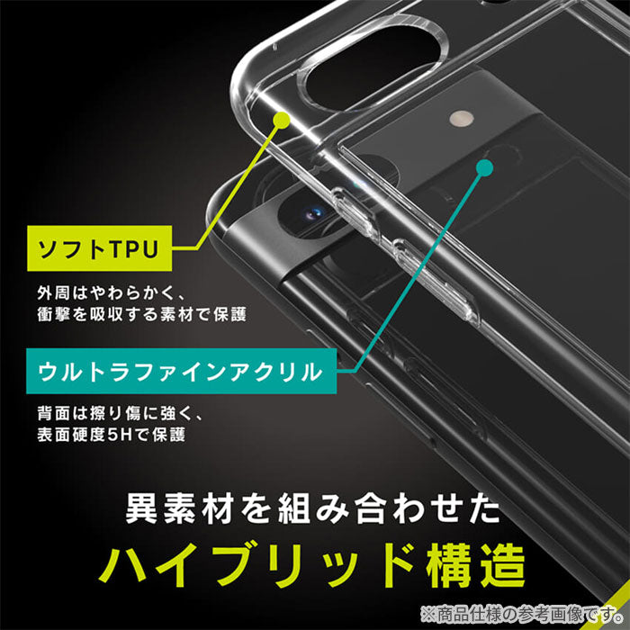 【美品】Pixel 8a オプシディアン 純黒クリア＆torrasケース付き Google Pixel 8a専用]Simplism シンプリズム [Turtle Solid]超