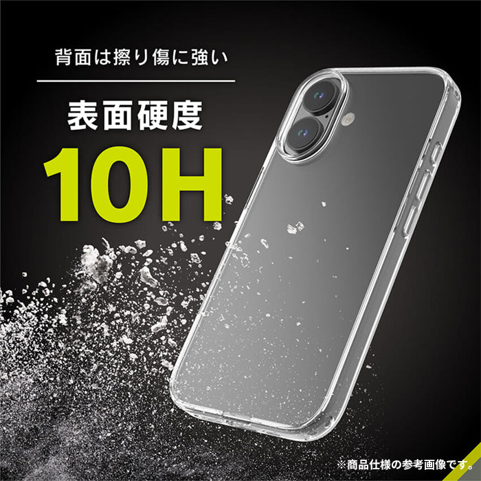 iPhone 16専用]Simplism シンプリズム [GLASSICA]背面ガラスケース(クリア)