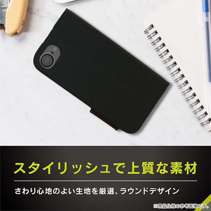 [iPhone 16e専用]Simplism シンプリズム [FlipNote] 耐衝撃フリップノートケース