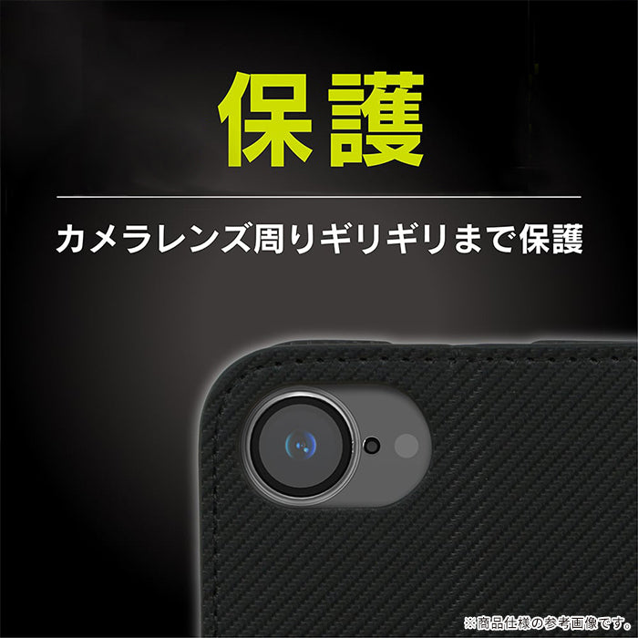 [iPhone 16e専用]Simplism シンプリズム [FlipNote] 耐衝撃フリップノートケース
