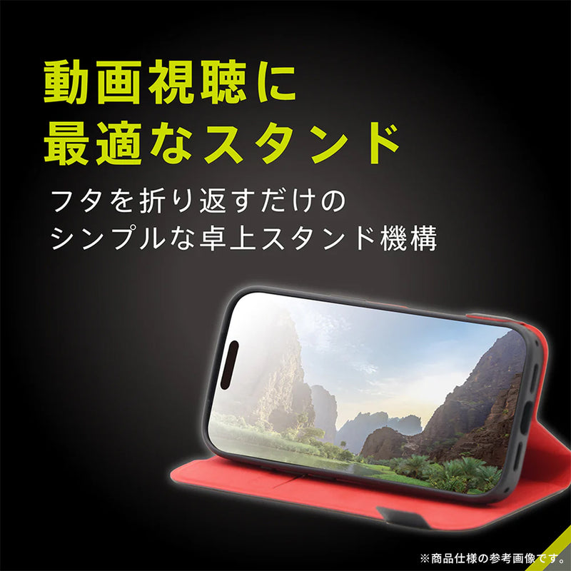[iPhone 17/17 Pro専用]Simplism シンプリズム [Smart FlipNote]薄型フリップノートケース