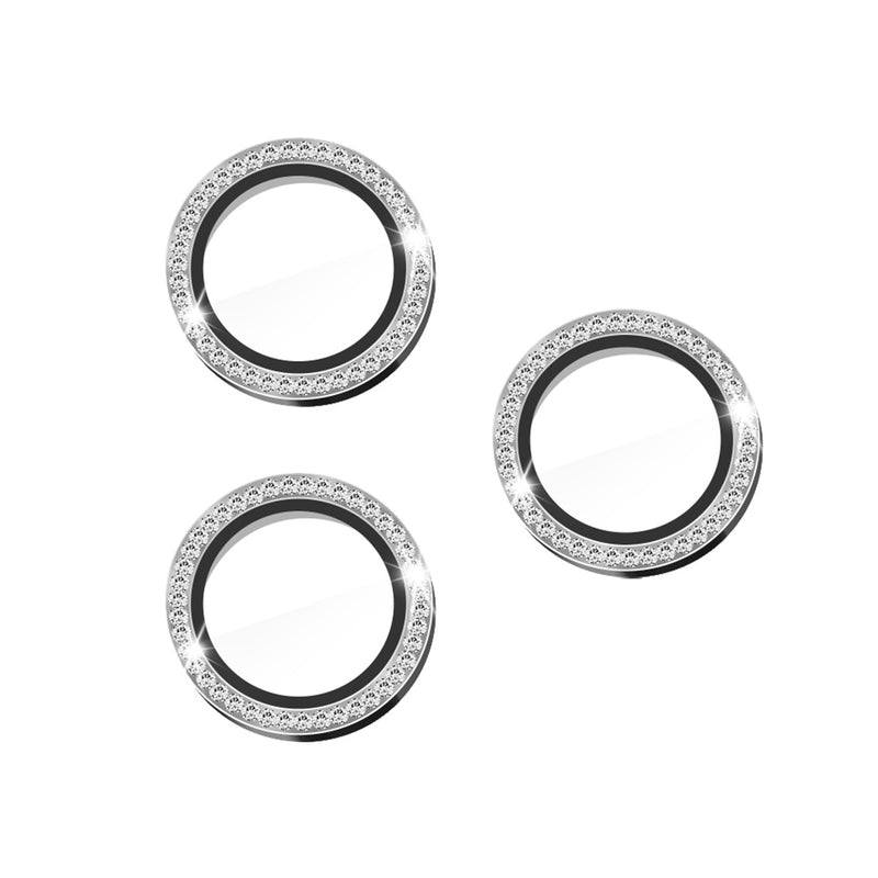 [iPhone 17 Pro/17 Pro Max/16 Pro/16 Pro Max/15 Pro/15 Pro Max/14 Pro/14 Pro Max専用]カメラレンズ保護カバー(ラインストーン)