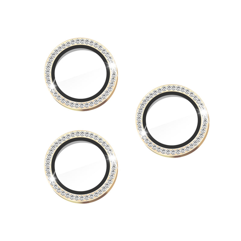 [iPhone 17 Pro/17 Pro Max/16 Pro/16 Pro Max/15 Pro/15 Pro Max/14 Pro/14 Pro Max専用]カメラレンズ保護カバー(ラインストーン)