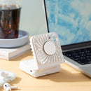 冷却プレート付き 3WAY 折りたたみハンディファン