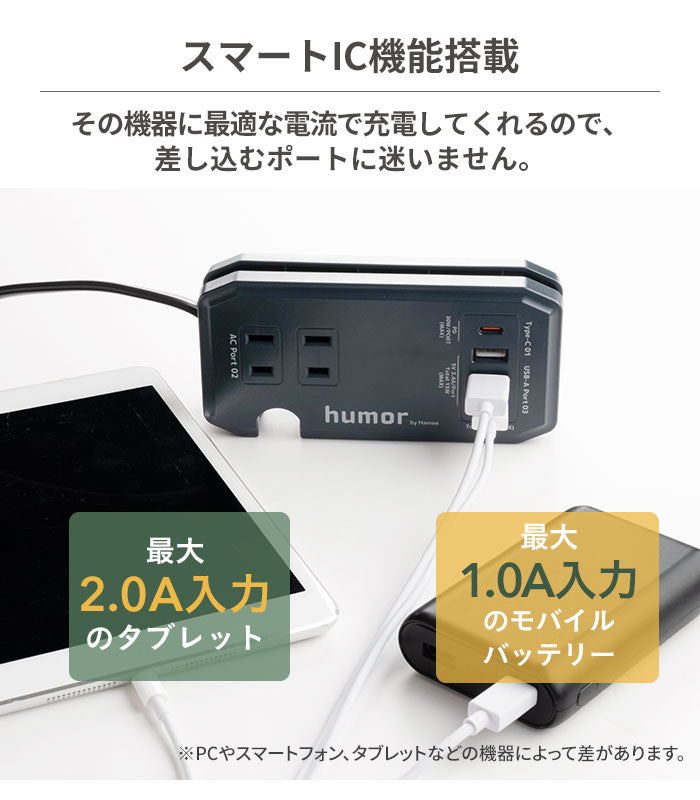 humor handy Plus AC PD30W対応 USB タップ