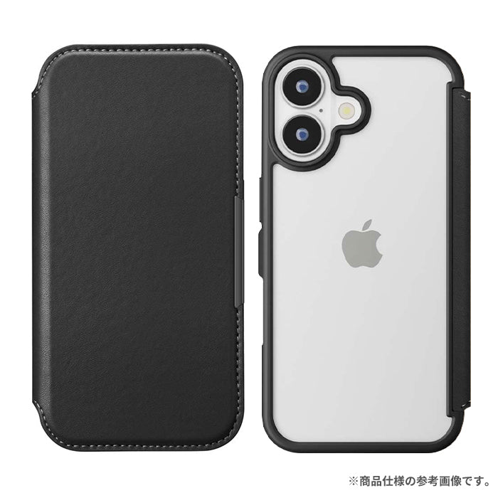 [iPhone 16専用]Premium Style ガラスフリップケース
