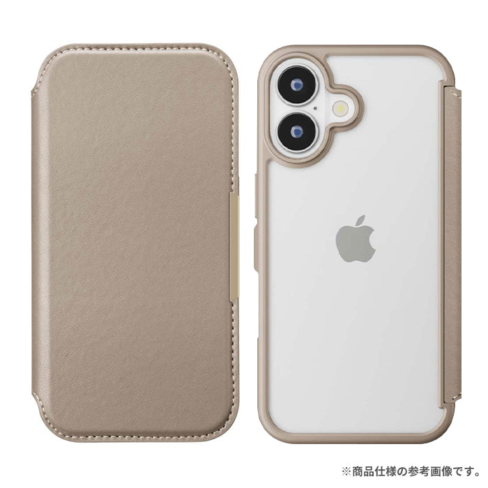[iPhone 16専用]Premium Style ガラスフリップケース