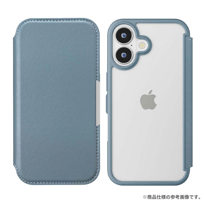 [iPhone 16専用]Premium Style ガラスフリップケース