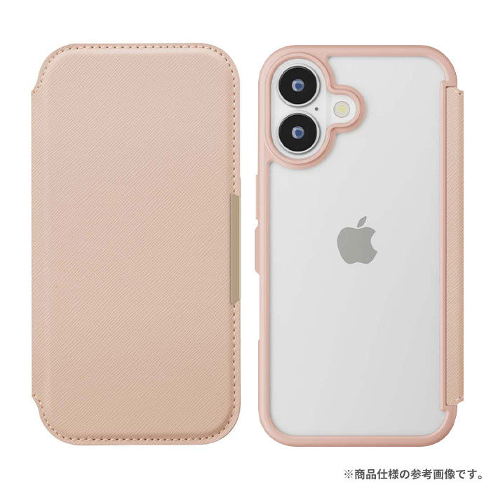 [iPhone 16専用]Premium Style ガラスフリップケース
