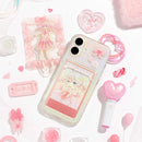 [iPhone 16専用] 背面収納スマホケース ポケット付 クリア/透明 Premium Style (TPU)