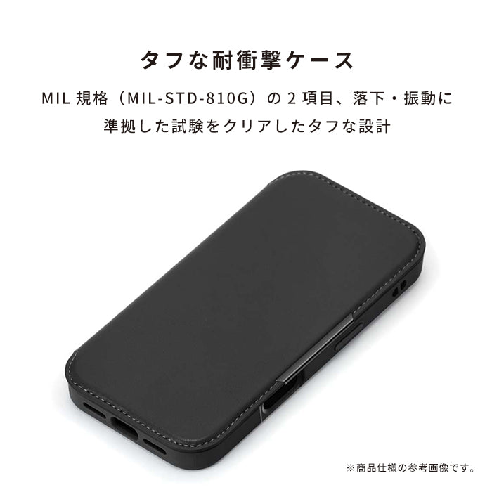 [iPhone 16専用]Premium Style ガラスフリップケース
