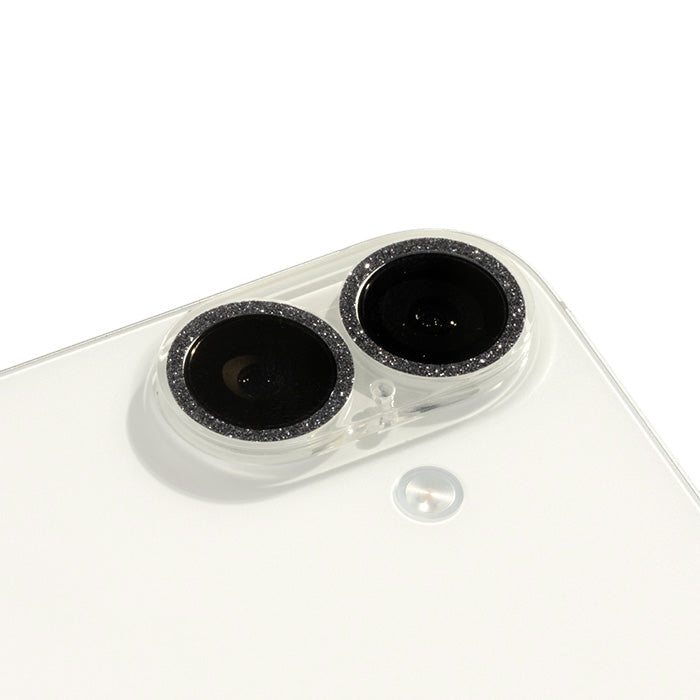 [iPhone 16/16 Plus専用]カメラカバー (キラキラ/ラメ)Premium Style 全面レンズ保護フィルム
