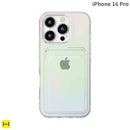[iPhone 16 Pro専用]Premium Style ポケット付 TPUケース(オーロラ)