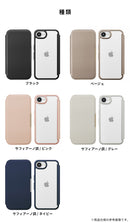 [iPhone 16e専用]Premium Style ガラスフリップケース