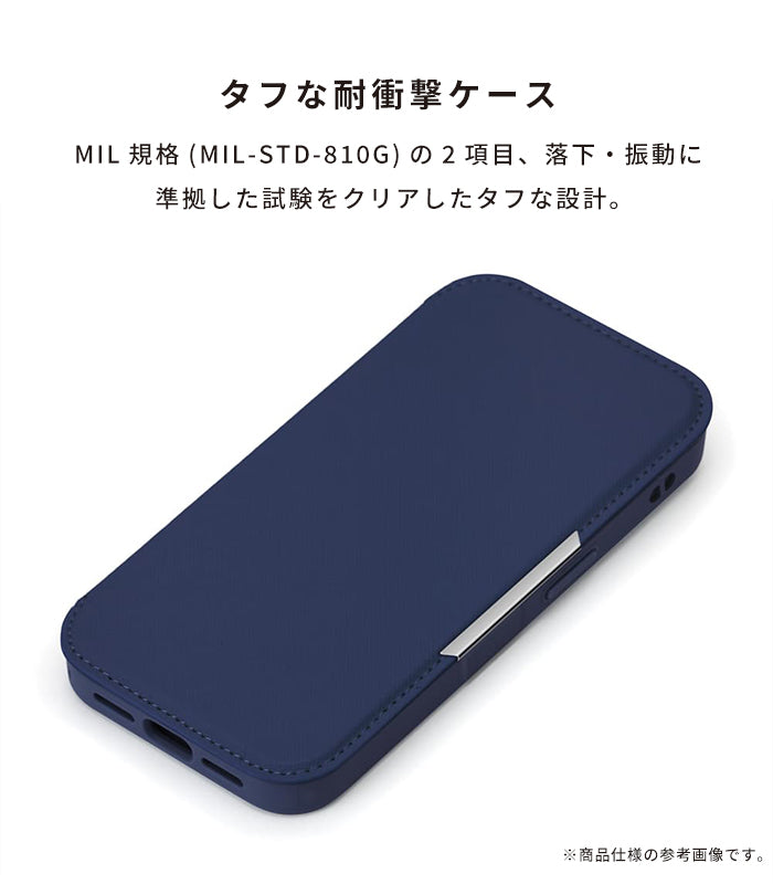 iPhone 17e/16e専用]Premium Style ガラスフリップケース
