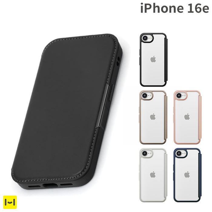 [iPhone 16e専用]Premium Style ガラスフリップケース