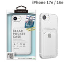 [iPhone 17e/16e専用]Premium Style ポケット付 TPUケース(クリア)